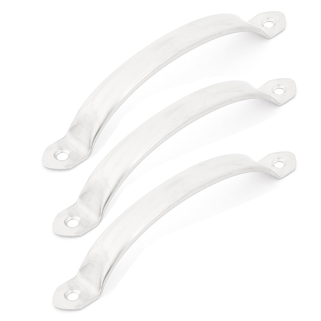 uxcell Uxcell 15cm x 1.8cm x 3cm Furniture Cabinet Drawer Stainless Steel Pull Handle 3Pcs