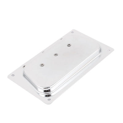 Harfington Uxcell 13.3cm x 8cm Stainless Steel Door Cabinet Toolbox Chest Pull Handle Puller