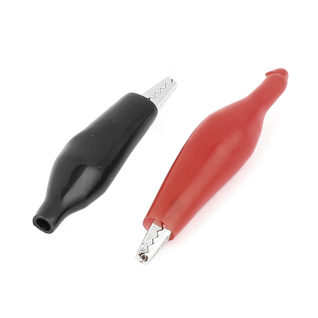 Harfington 026 200pcs 45mm Alligator Clip Clamp Test Testing Probe Black & Red