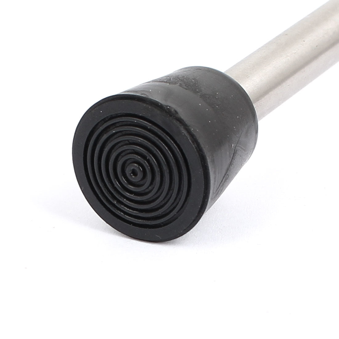 Harfington Home Office Stainless Steel Round Base Floor Mounted Door Stop Stopper 198mm Long