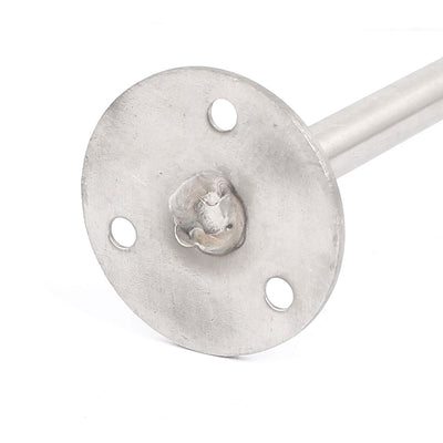 Harfington Home Office Stainless Steel Round Base Floor Mounted Door Stop Stopper 198mm Long