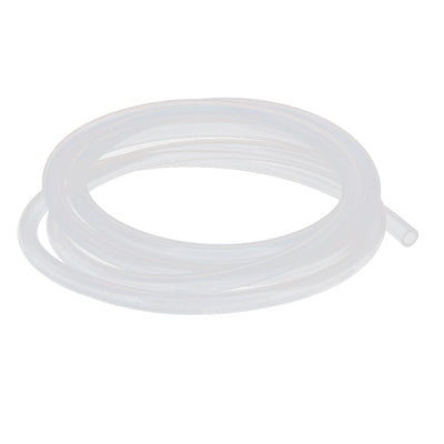 Harfington Silicone Tube 6mm ID X 9mm OD 2 Meters Flexible Silicone Rubber Tubing Water Air Hose Pipe Clear  for Pump Transfer