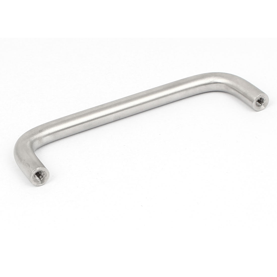 Harfington Cabinet Drawer Dresser Door 105mm Long U-Bar Pull Handle Knob Silver Tone 2pcs