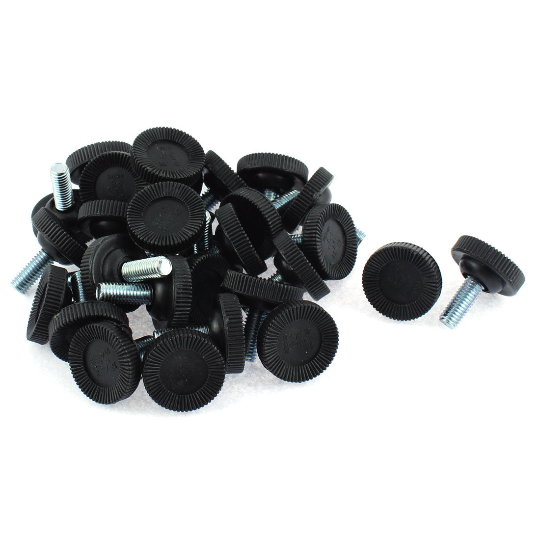 uxcell Uxcell Adjustable Leveling Feet Foot Mounts Pads M8 x 19mm Thread 30pcs