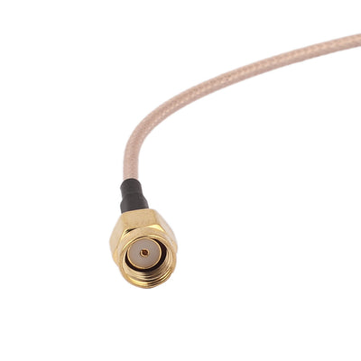 Harfington Uxcell RP-SMA-J Female to MCX-JW Male RG316 Coaxial Cable Pigtail 20cm