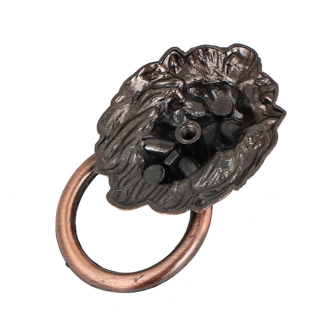 uxcell Uxcell Cupboard Cabinet Wardrobe Drawer Lion Head Ring Pulls Handle 8 Pcs