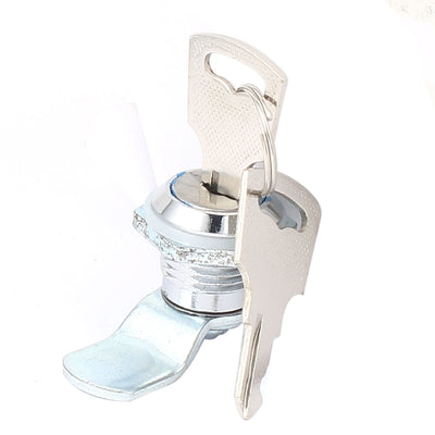 Harfington Uxcell 8 Pcs Door Cabinet Cross Shaped Metal Core Cam Lock w 16 Keys