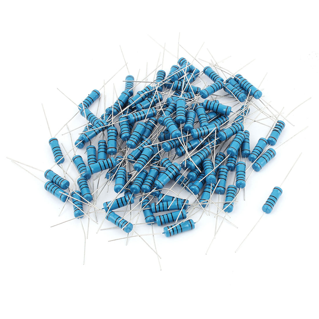 uxcell Uxcell 100 Pcs 100Ohm 3Watt Power Color Ring Axial Leads Carbon Film Resistors