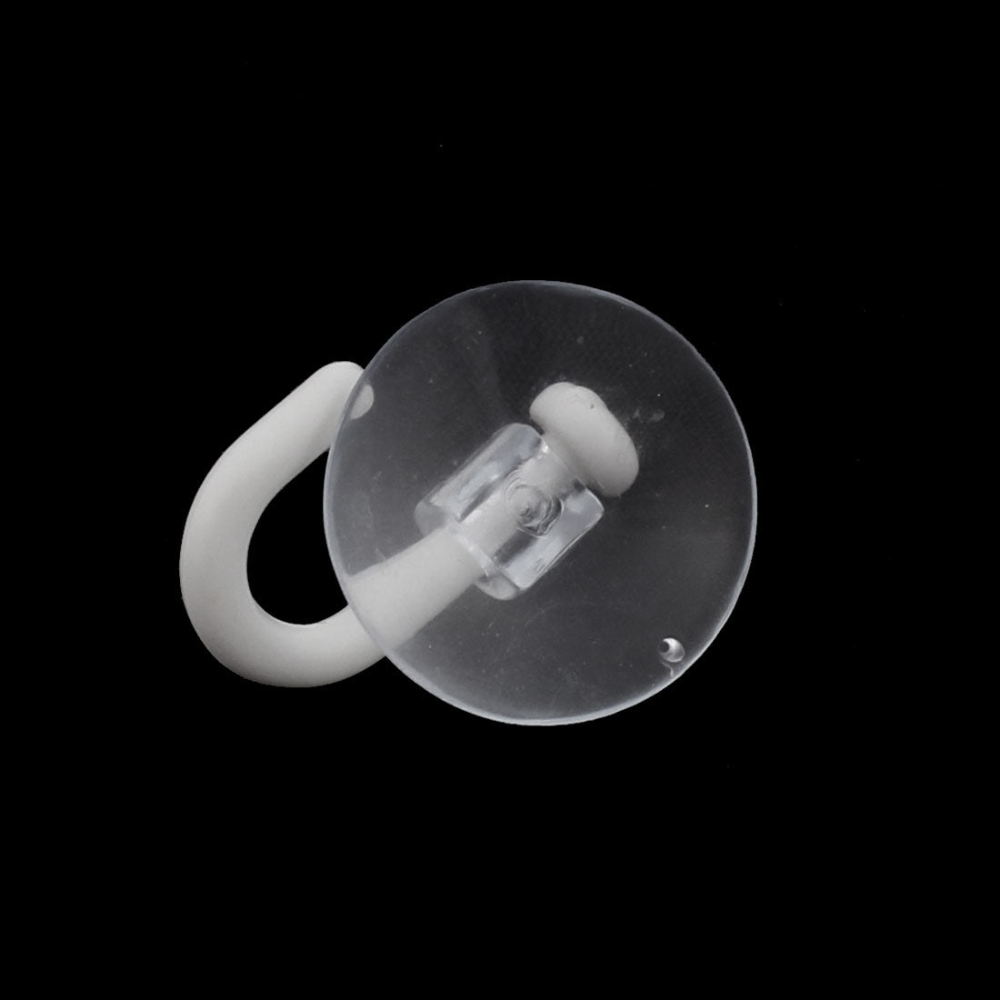 uxcell Uxcell Kitchen Bathroom Clear White Suction Cup Wall Hooks Hanger Sucker 4pcs