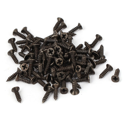 Harfington Uxcell Antique Style Bedroom Single Hanger Screw Mount Wall Hooks Bronze Tone 50pcs