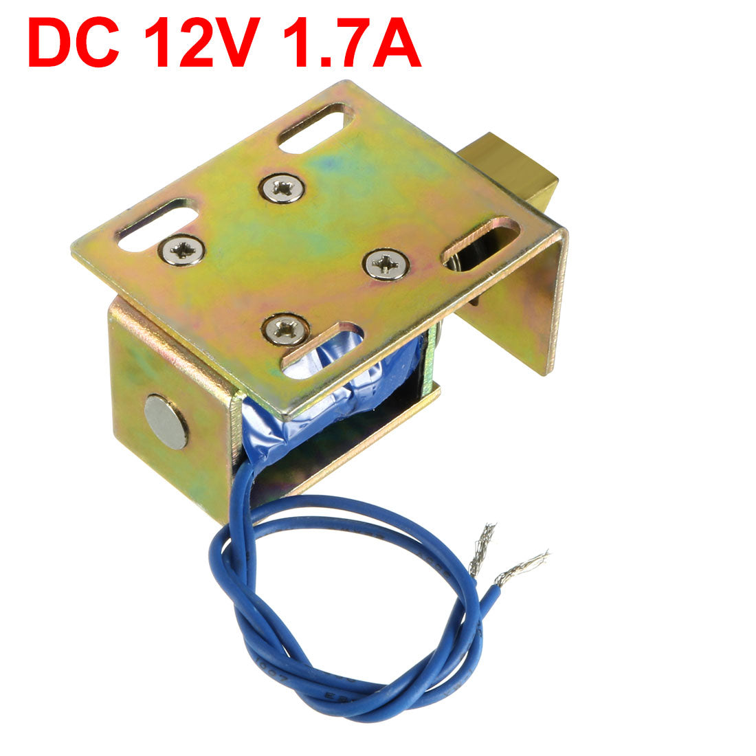 uxcell Uxcell 2Pcs DC 12V 1.7A 25N Force 10mm Stoke Open Frame Electromagnet FJ-1040DL