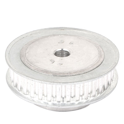 Harfington 13mm Belt Width 8mm Bore 36 Teeth Synchronous Timing Pulley Silver Tone