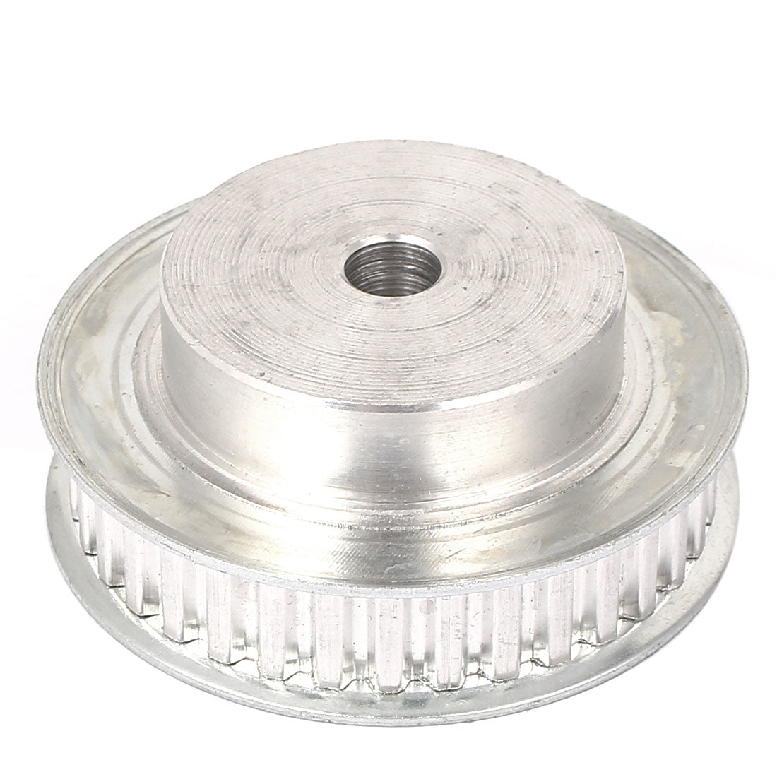 Harfington 13mm Belt Width 8mm Bore 36 Teeth Synchronous Timing Pulley Silver Tone