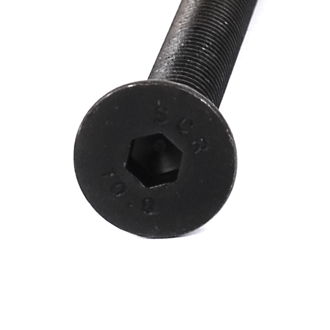 uxcell Uxcell M8x90mm 10.9 Carbon Steel Countersunk Head Hex Socket Screw Black 8pcs