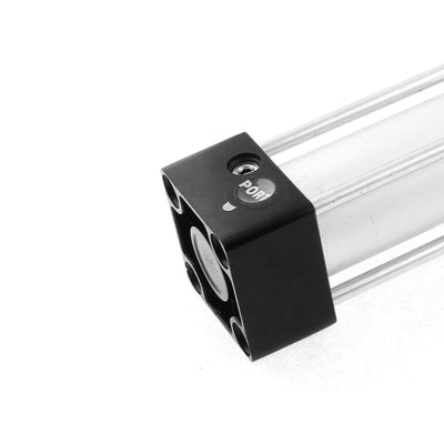 Harfington Uxcell 32mm Bore 200mm Stroke Dual Acting Single Rod Aluminum Alloy Pneumatic Air Cylinder SC32x200