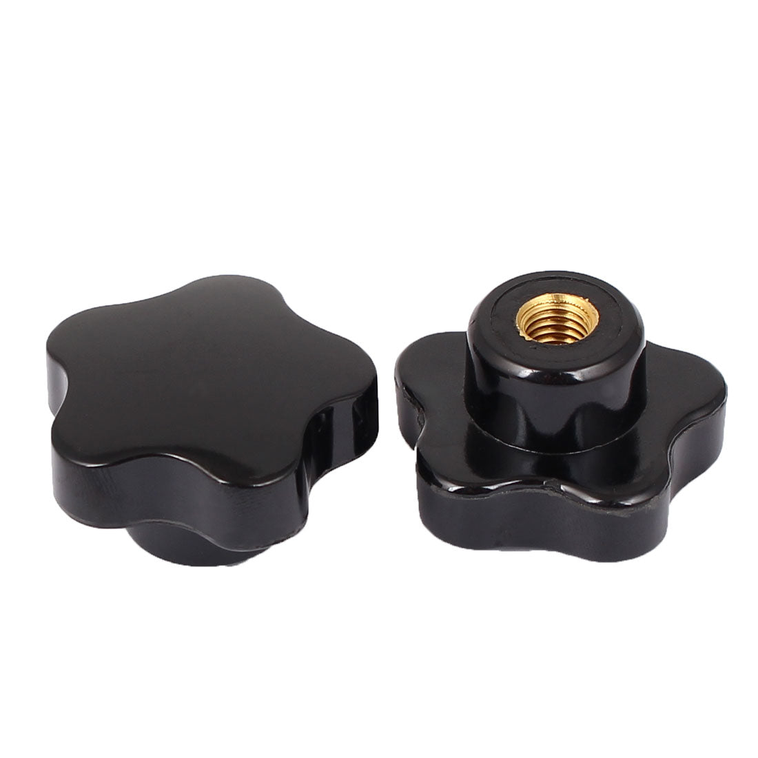 uxcell Uxcell Star Shape Head M8 Female Thread Dia Clamping Screw Knob 6pcs