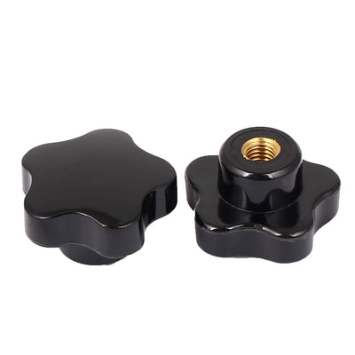 uxcell Uxcell Star Shape Head M8 Female Thread Dia Clamping Screw Knob 6pcs