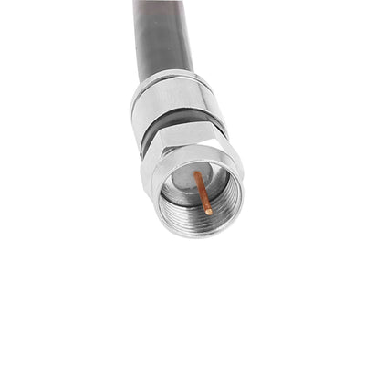 Harfington Uxcell 8M 26Ft Coax Coaxial Cable HD Digital TV Antenna Wire Metric F British F Connector Black