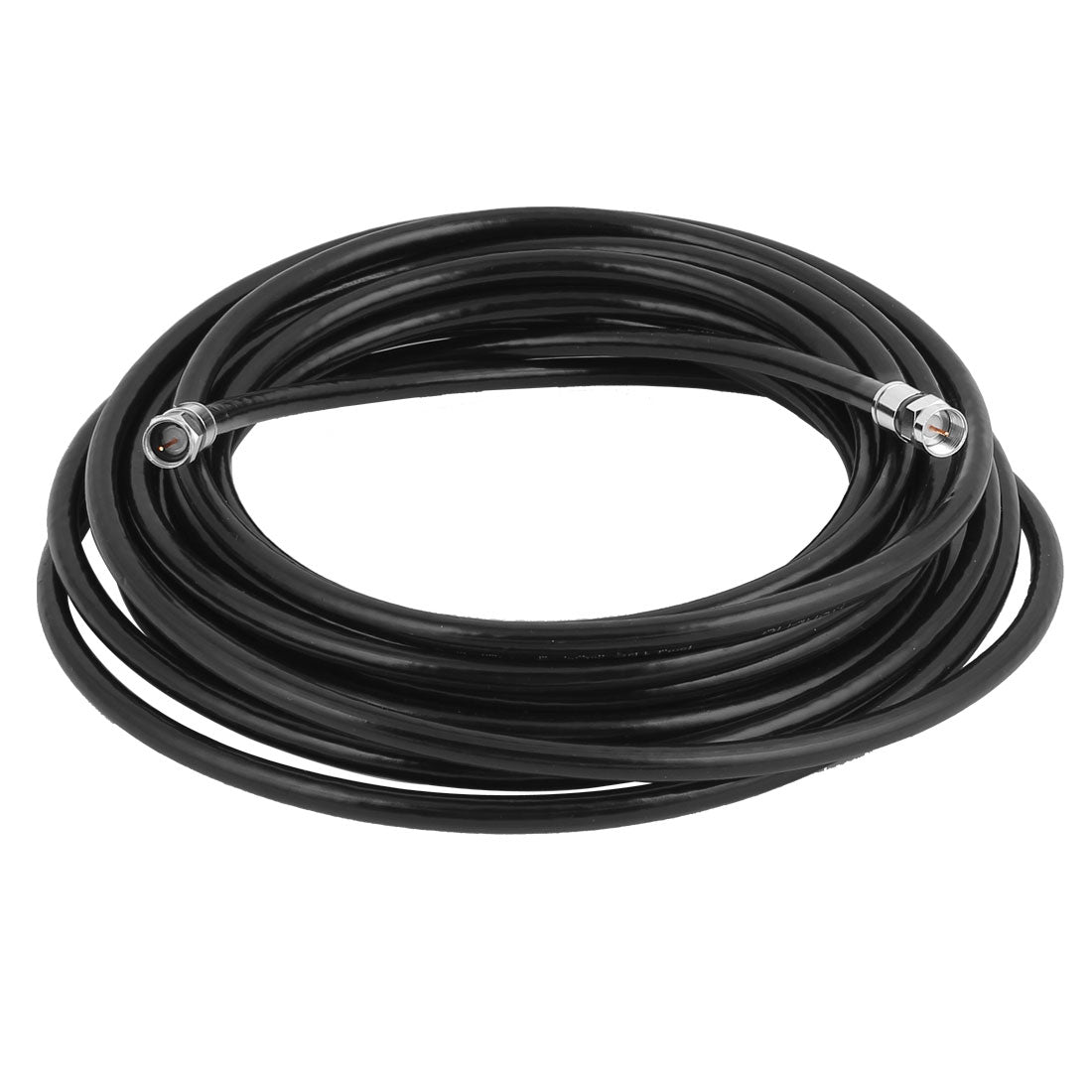 uxcell Uxcell 8M 26Ft Coax Coaxial Cable HD Digital TV Antenna Wire Metric F British F Connector Black