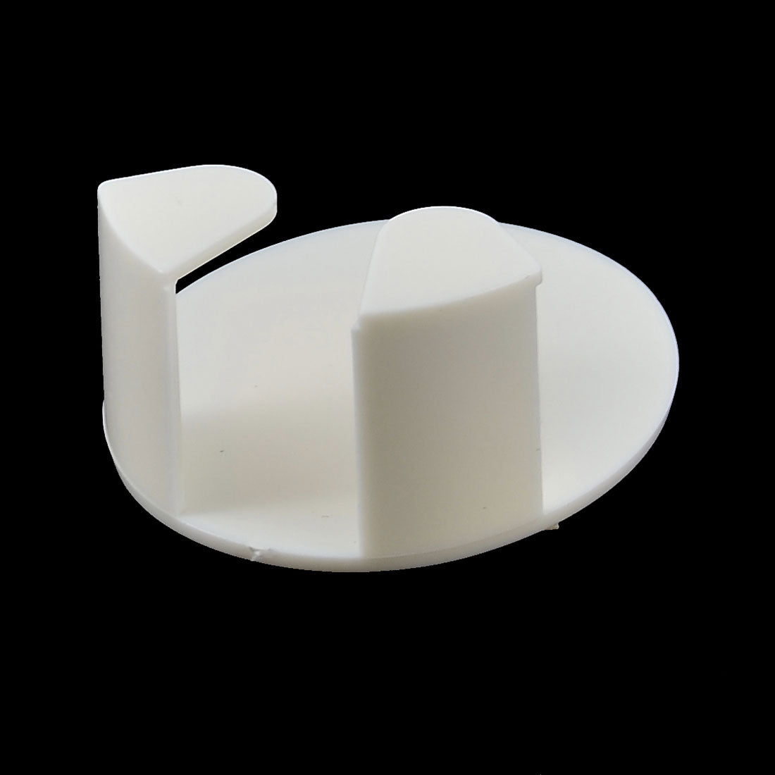 uxcell Uxcell Home Oval Shaped Sticky Electrical Connector Wall Hook Hanger Holder White 4pcs