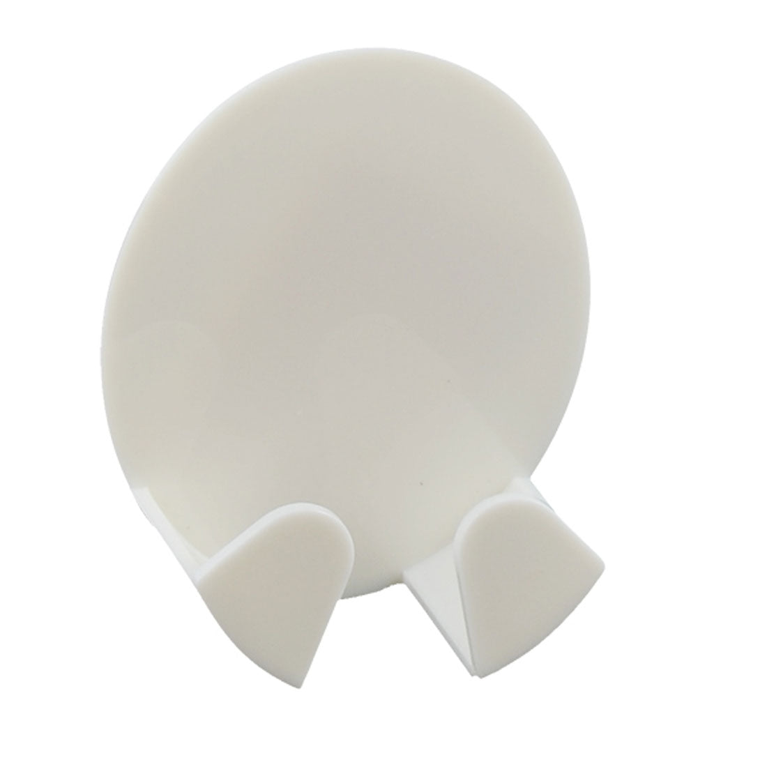 uxcell Uxcell Home Oval Shaped Sticky Electrical Connector Wall Hook Hanger Holder White 4pcs