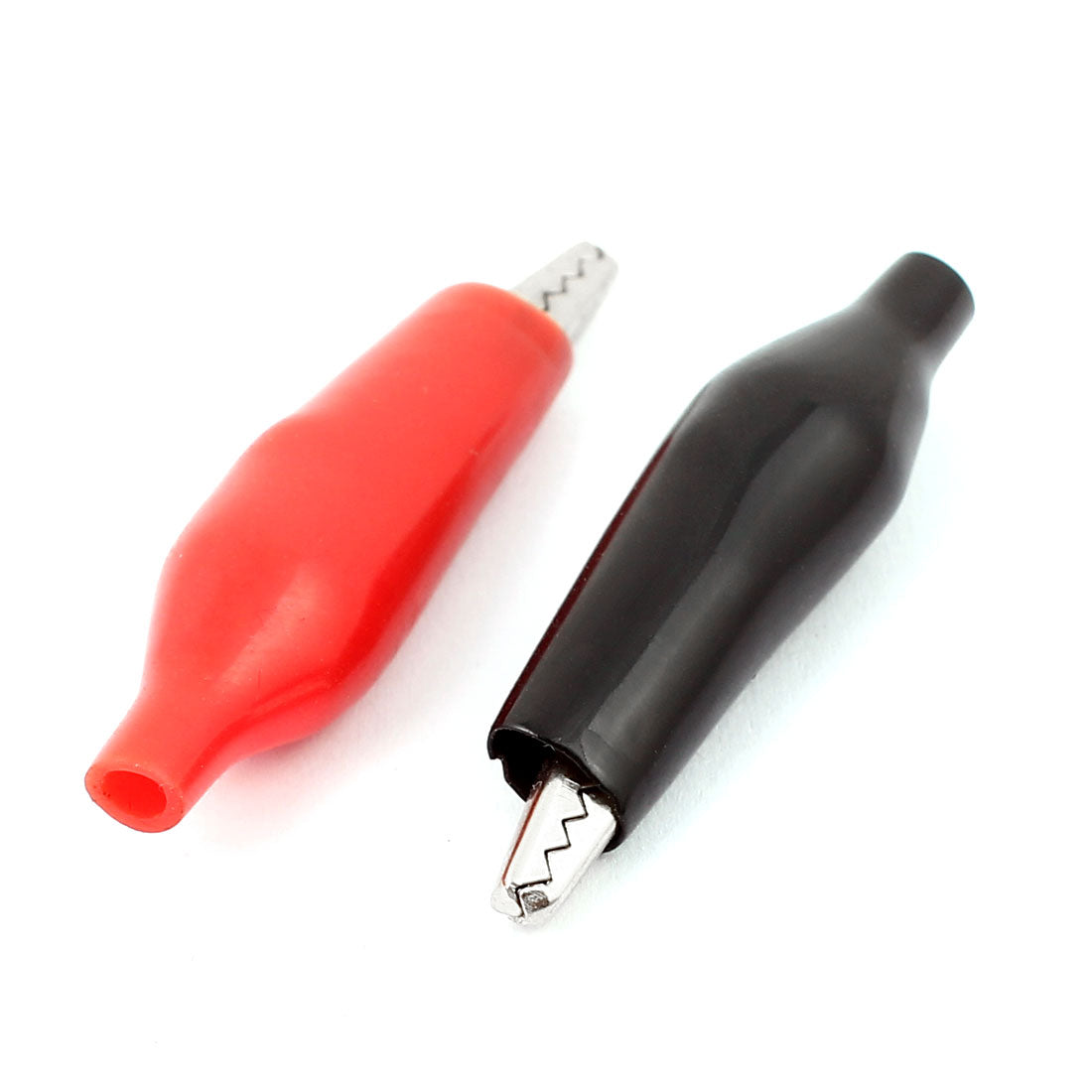 uxcell Uxcell Car Battery Laboratory Test Insulated Boot Spring Loaded Alligator Clip 42mm Long 4pcs