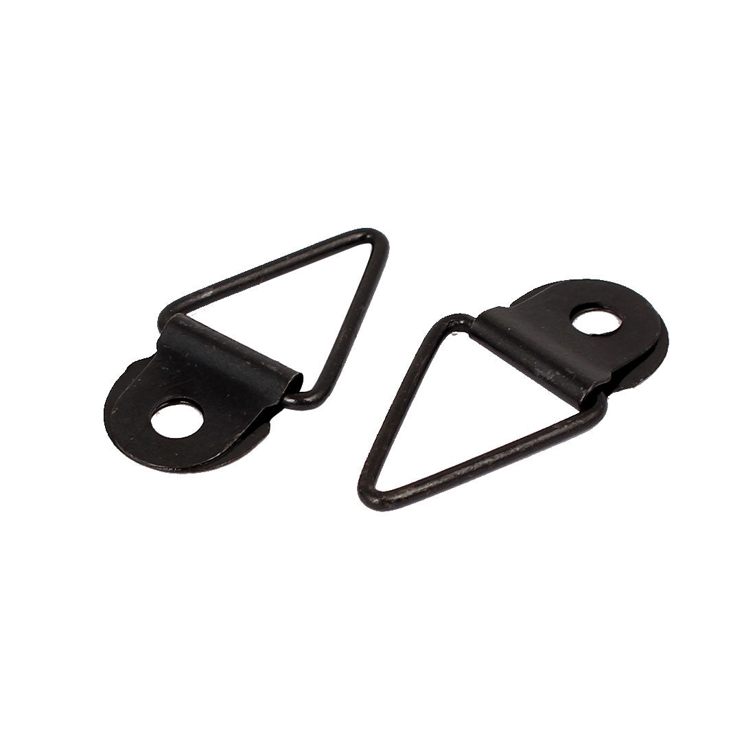 uxcell Uxcell Photo Frame Hanging Single Hole Triangle D-Ring Hanger Black 30mmx16mm 100pcs