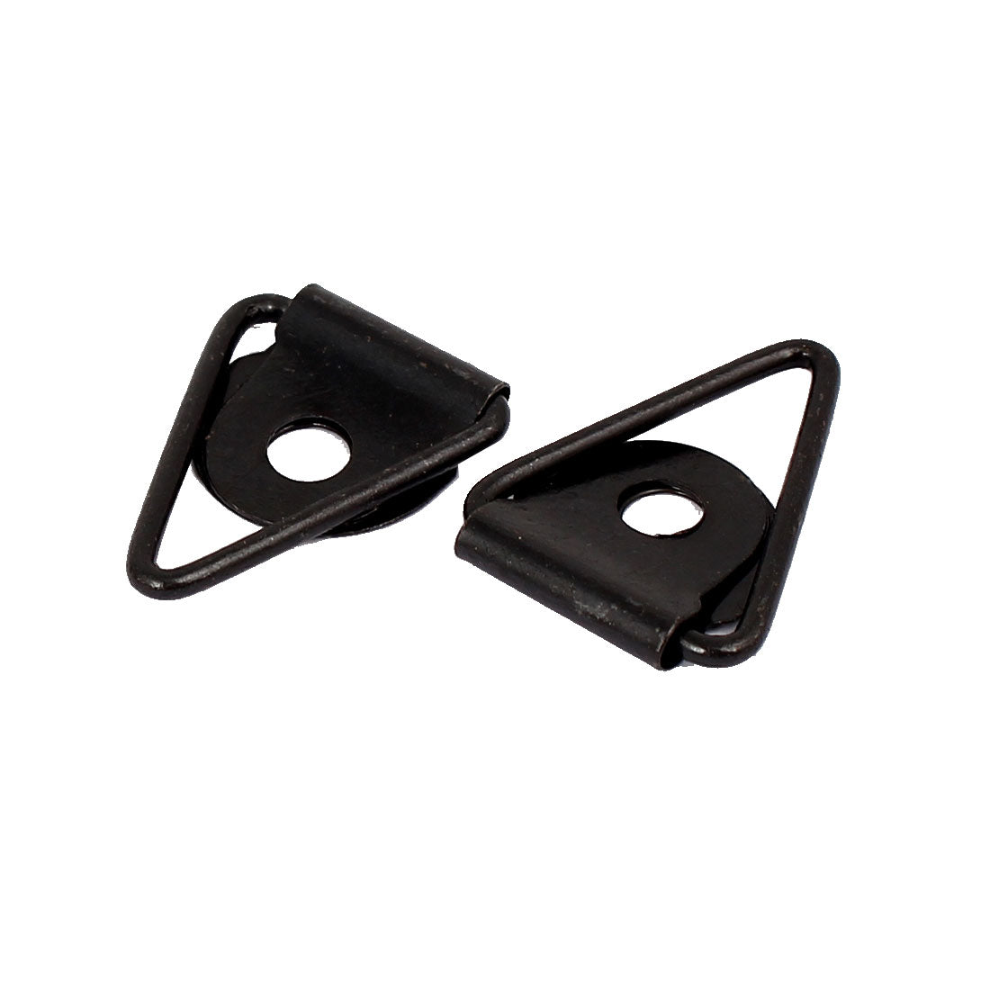 uxcell Uxcell Photo Frame Hanging Single Hole Triangle D-Ring Hanger Black 30mmx16mm 100pcs