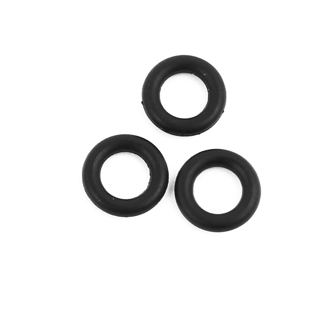 uxcell Uxcell 80pcs 9mm x 2mm Nitrile Butadiene Rubber O Ring Oil Sealing Ring Gasket Black