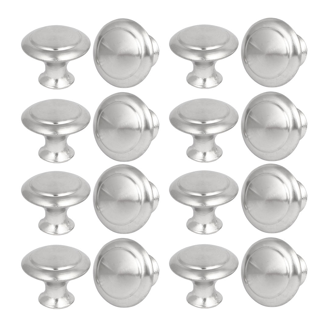 Harfington Dresser Door Stainless Steel Round Pull Handles Knobs 27x14.6x21.3mm 16pcs