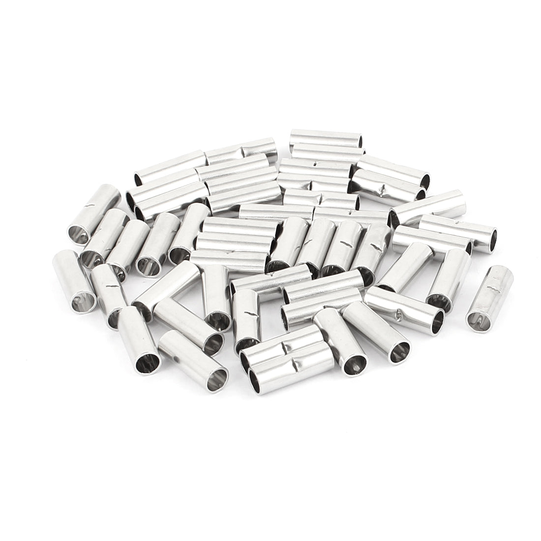 uxcell Uxcell 50Pcs BN5.5 Uninsulated Connector Terminal for 12-10 AWG Cable Wire