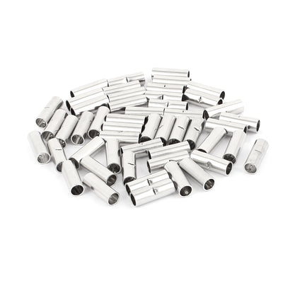 uxcell Uxcell 50Pcs BN5.5 Uninsulated Connector Terminal for 12-10 AWG Cable Wire