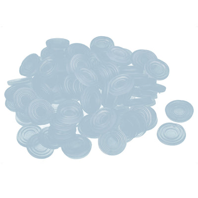 Harfington Uxcell Furniture Sofa Table Anti-skid Floor Mat Protection Rubber Pads 23mm Dia 100pcs