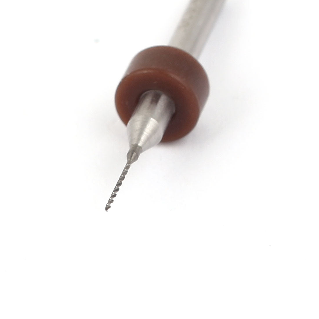 Harfington 0.45mm Carbide Micro Engraving CNC PCB Drill Bits Tool Silver Tone 5 Pcs