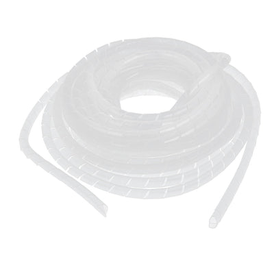 uxcell Uxcell 8mm Flexible Spiral Tube Cable Wire Wrap Computer Manage Cord 125CM Length