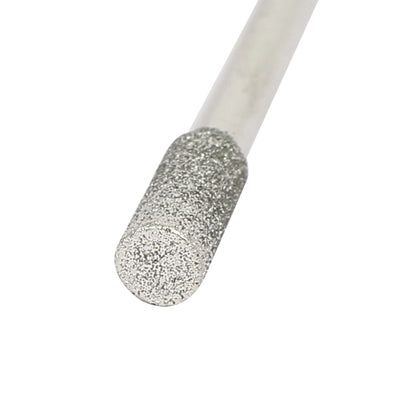 Harfington Uxcell 4mm Cylinder Head Dia Diamond Coated Grinding Mounted Points Rotary Tool 2pcs