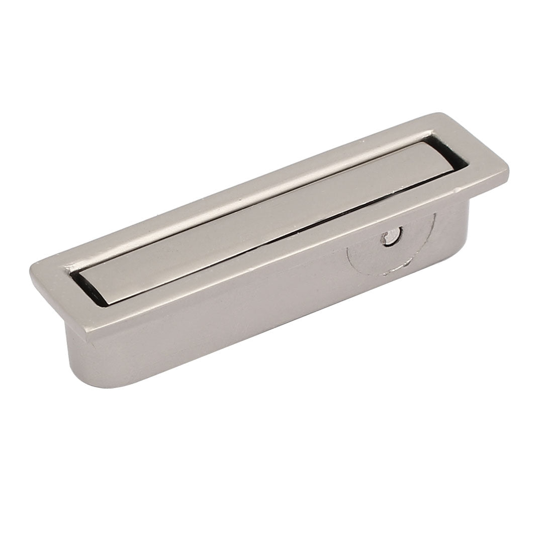 uxcell Uxcell 50.5mm 2-inch Length Metal Hidden Pull Handle Grip Silver Tone