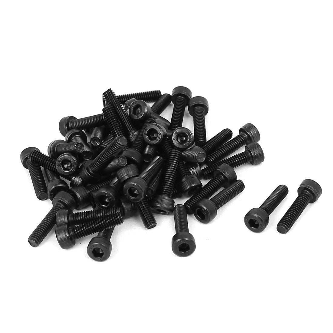 uxcell Uxcell M4 x 16mm Alloy Steel 12.9 Grade Hex Socket Head Cap Machine Screw Bolt 50PCS