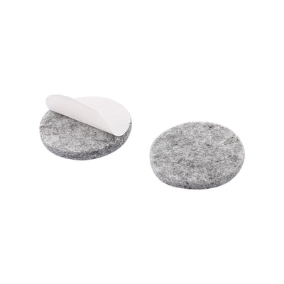 Harfington Uxcell Houseware Self Stick Protect Surfaces Furniture Felt Pads Mats Gray 25mm 10pcs