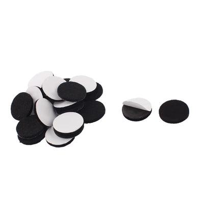 uxcell Uxcell Houseware Self Stick Table Sofa Legs Furniture Felt Cushions Pads Mats Black 25mm 20pcs
