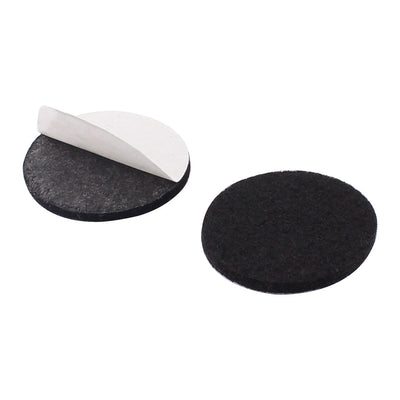 Harfington Uxcell Houseware Self Stick Refrigerator Furniture Felt Cushions Pads Mats Black 30mm 30pcs