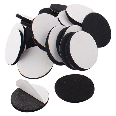 uxcell Uxcell Houseware Self Stick Refrigerator Furniture Felt Cushions Pads Mats Black 30mm 30pcs