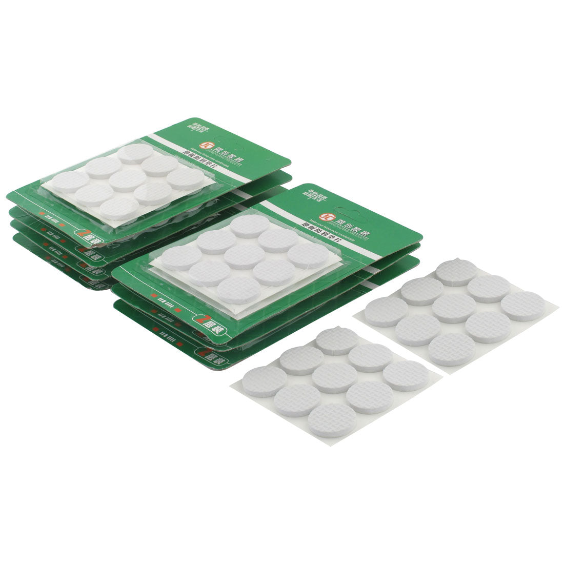 uxcell Uxcell Table Chair Legs Round EVA Antiskid Self Stick Floor Protection Furniture Foot Pads White 25mm 144pcs