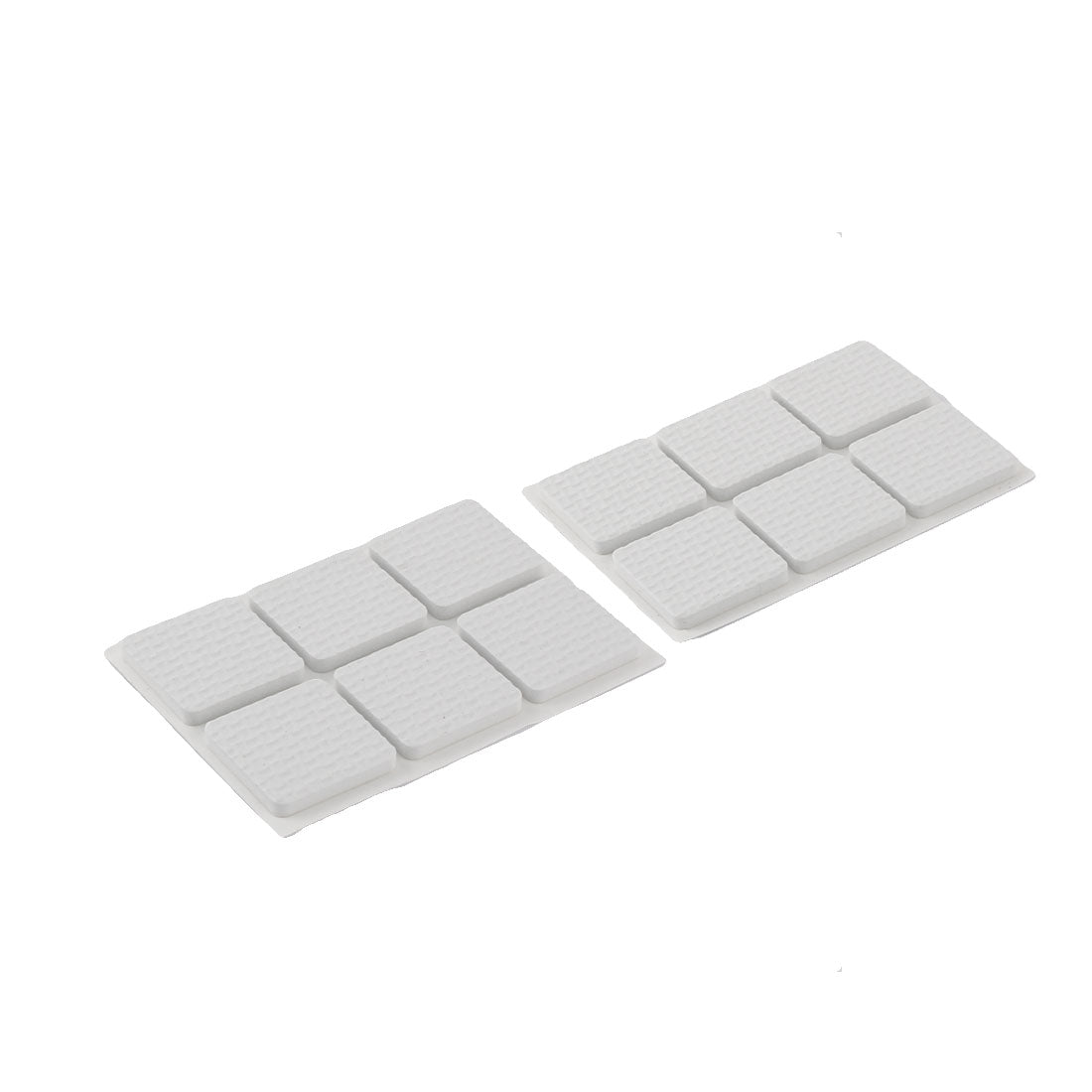 uxcell Uxcell Floor EVA Square Anti Slip Table Chair Furniture Feet Pads Cover Protector White 30 x 30mm 12pcs