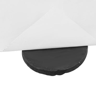 uxcell Uxcell Office Round EVA Anti Slip Self Adhesive Furniture Foot Pads Cushions Black 38mm Dia 40pcs
