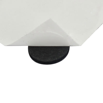 Harfington Uxcell Chair Desk Legs Floor Protection Furniture Felt Pads Cushions Black 18mm Diameter 160pcs