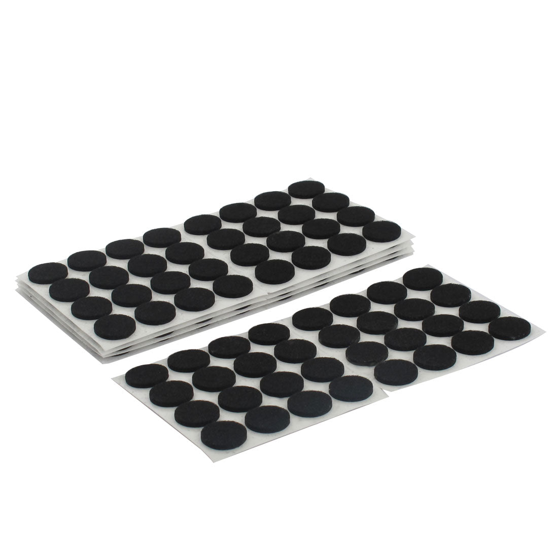 uxcell Uxcell Chair Desk Legs Floor Protection Furniture Felt Pads Cushions Black 18mm Diameter 160pcs