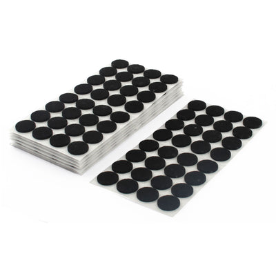 Harfington Uxcell Chair Desk Legs Floor Protection Furniture Felt Pads Cushions Black 18mm Diameter 256pcs