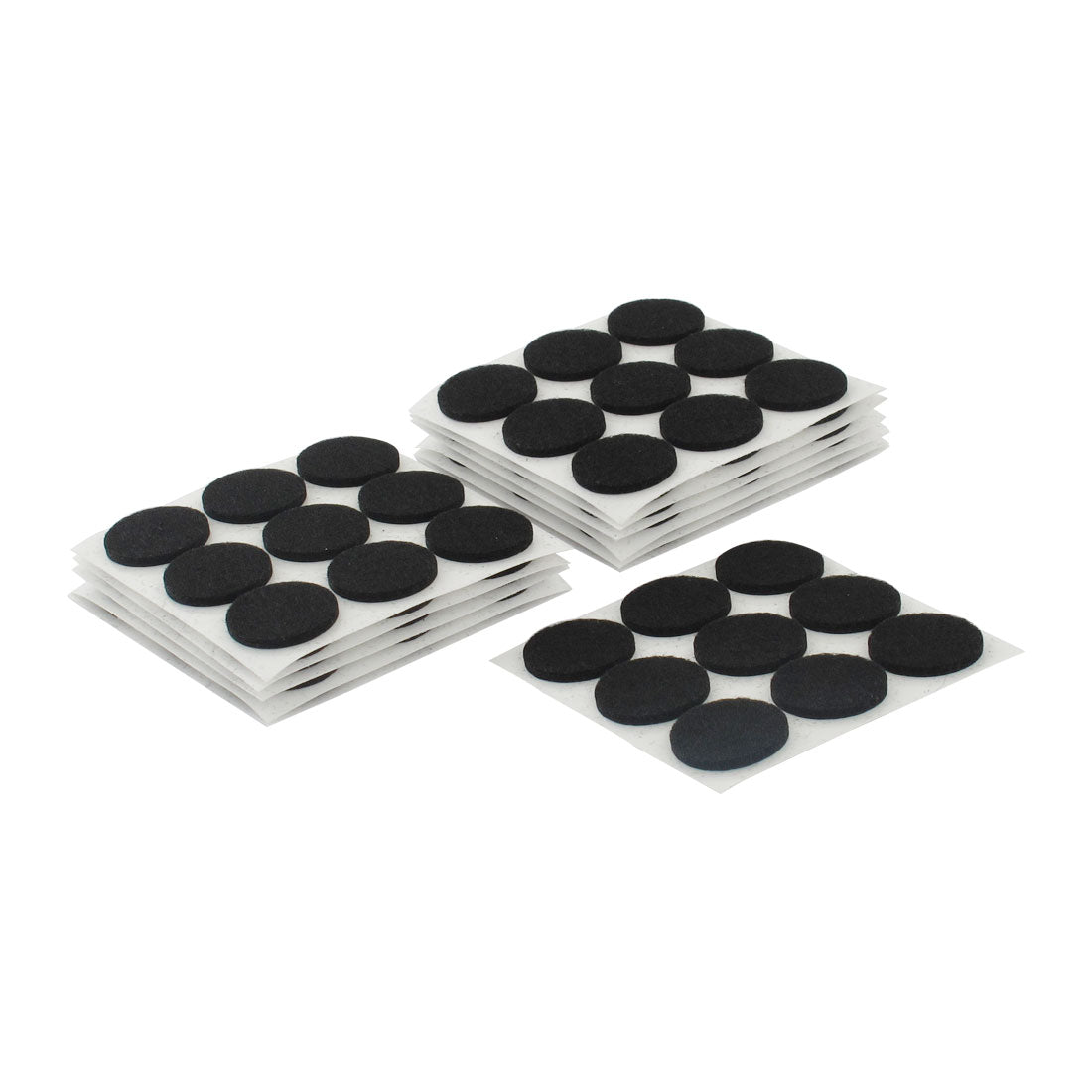 uxcell Uxcell Cabinet Chair Desk Legs Surface Protection Furniture Felt Pads Cushions Black 22mm Diameter 108pcs