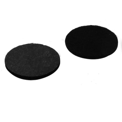 Harfington Uxcell Cabinet Chair Desk Legs Self Adhesive Surface Protection Furniture Felt Pads Mats Black 30mm Diameter 12pcs